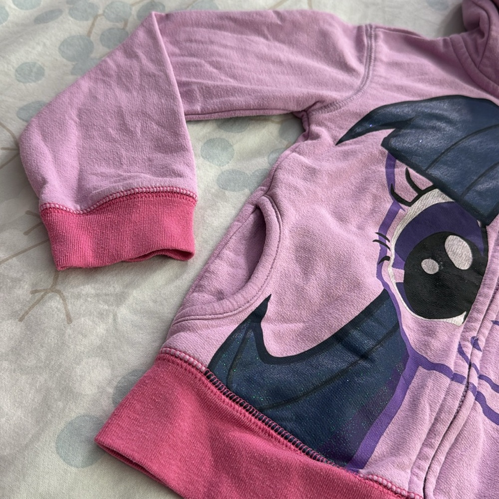 PLAY Size 5/6 - My Little Pony Twilight Sparkle Hooded Jacket - Picture 4 of 15